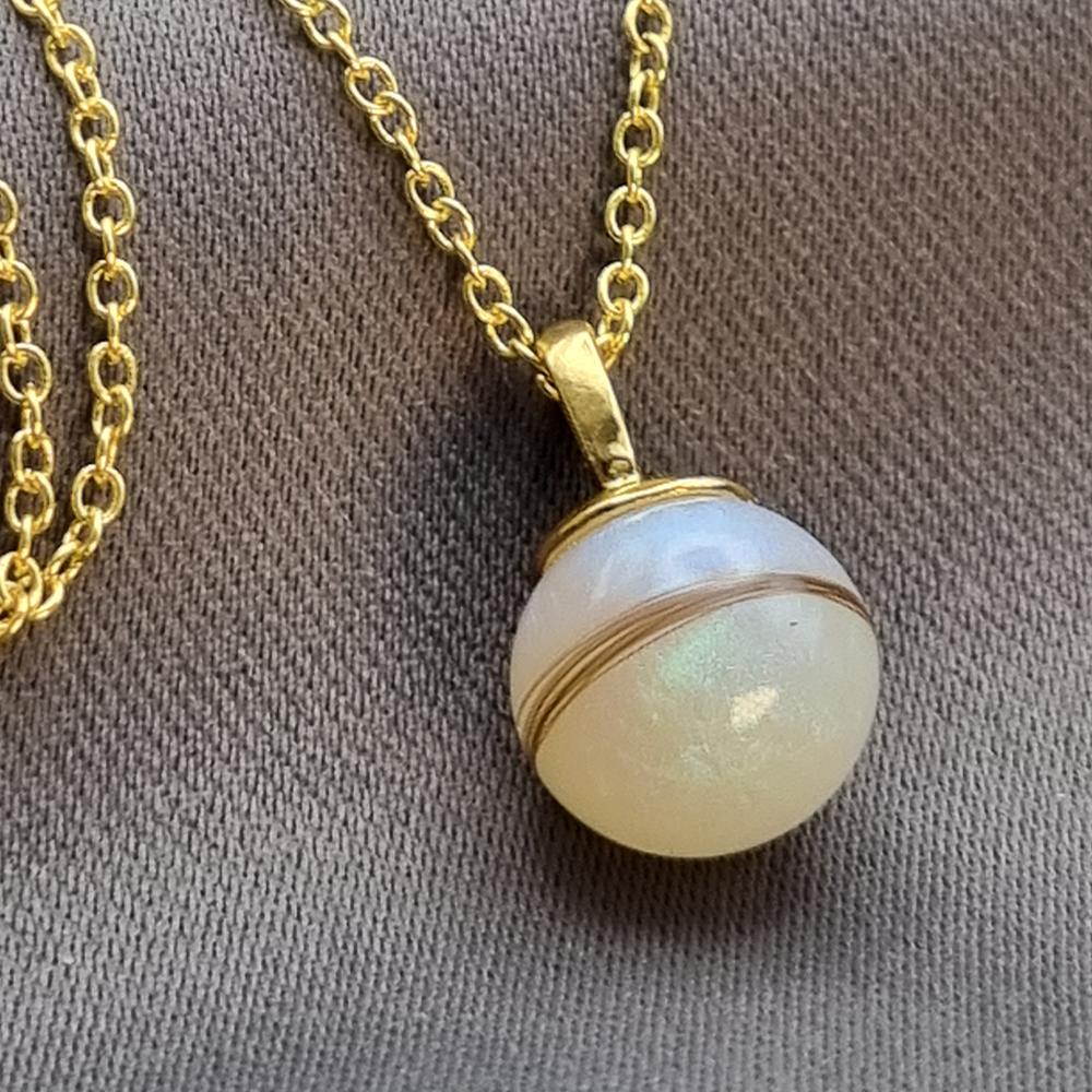 Erinnerungskette Lichtperle