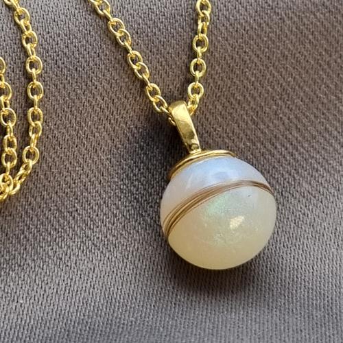 Erinnerungskette Lichtperle